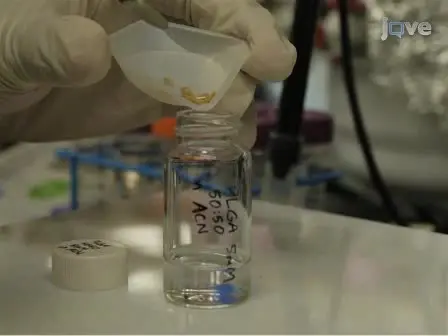 Formulation of Diblock Polymeric Nanoparticles through Nanoprecipitation Technique