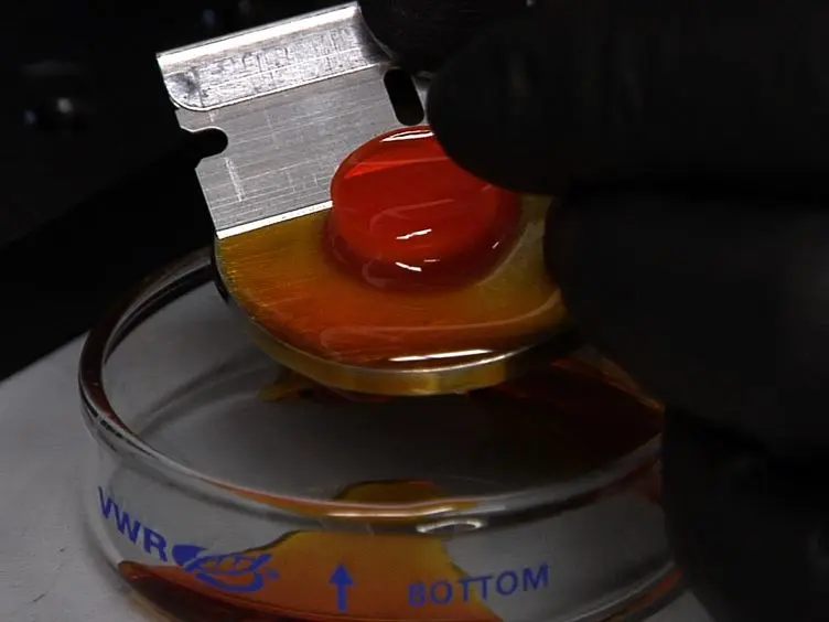 Micro 3D Printing Using a Digital Projector and its Application in the Study of Soft Materials Mechanics