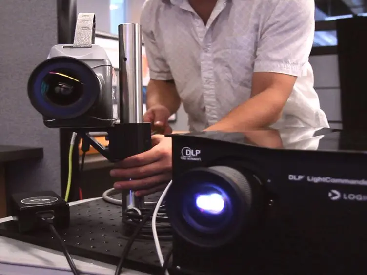 High-resolution, High-speed, Three-dimensional Video Imaging with Digital Fringe Projection Techniques