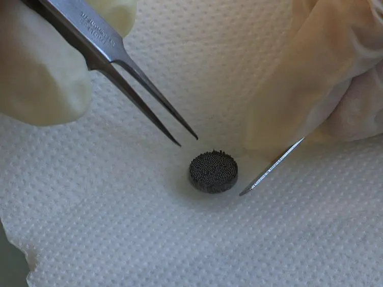 Multi-Scale Modification of Metallic Implants With Pore Gradients, Polyelectrolytes and Their Indirect Monitoring <em>In vivo</em>
