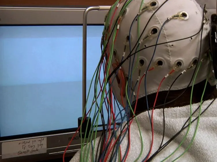 Extracting Visual Evoked Potentials from EEG Data Recorded During fMRI-guided Transcranial Magnetic Stimulation