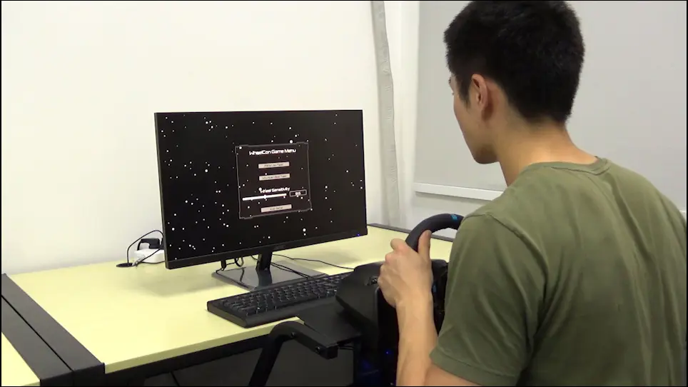 WheelCon: A Wheel Control-Based Gaming Platform for Studying Human Sensorimotor Control