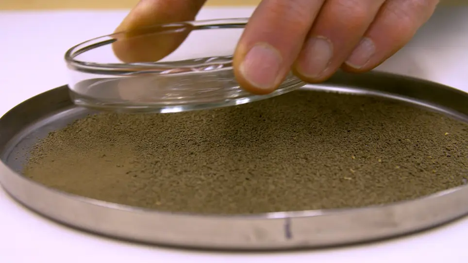 Electrostatic Method to Remove Particulate Organic Matter from Soil
