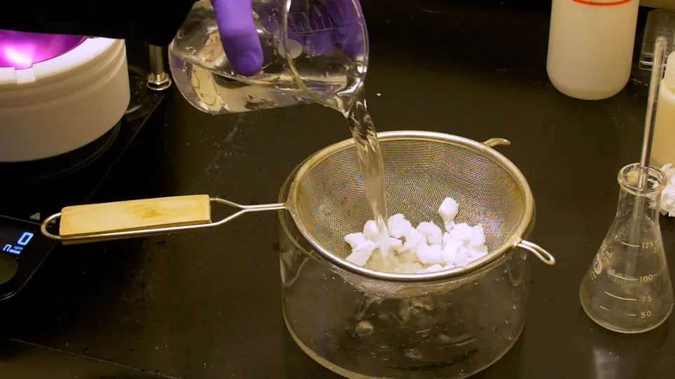 Preparation of Expanded Chitin Foams and their Use in the Removal of Aqueous Copper