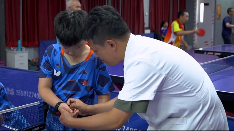 Physical Activity Measurement in Children Accepting Table Tennis Training