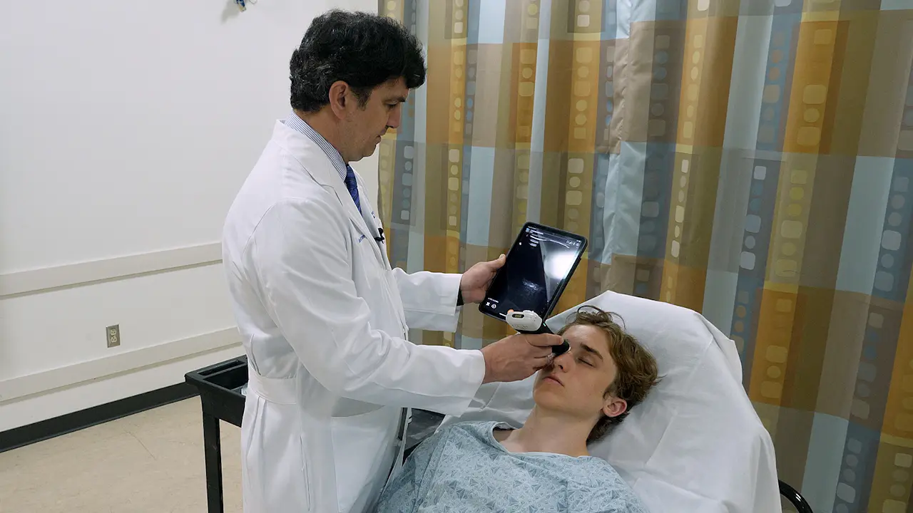Optic Nerve Sheath Point of Care Ultrasound: Image Acquisition