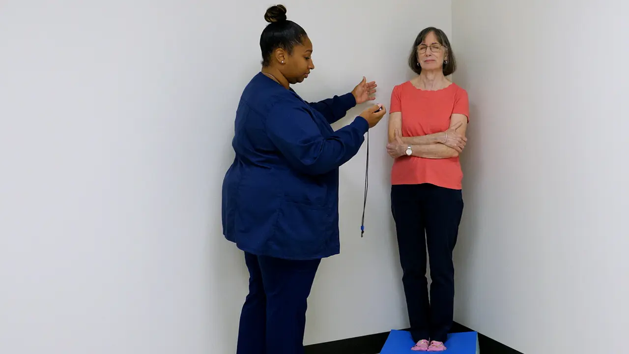 Screening People on Standing Balance with Romberg Testing and Walking Balance with Tandem Walking